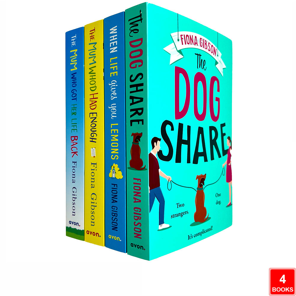 Fiona Gibson 4 Books Collection Set The Dog Share, When Life Gives You Lemons