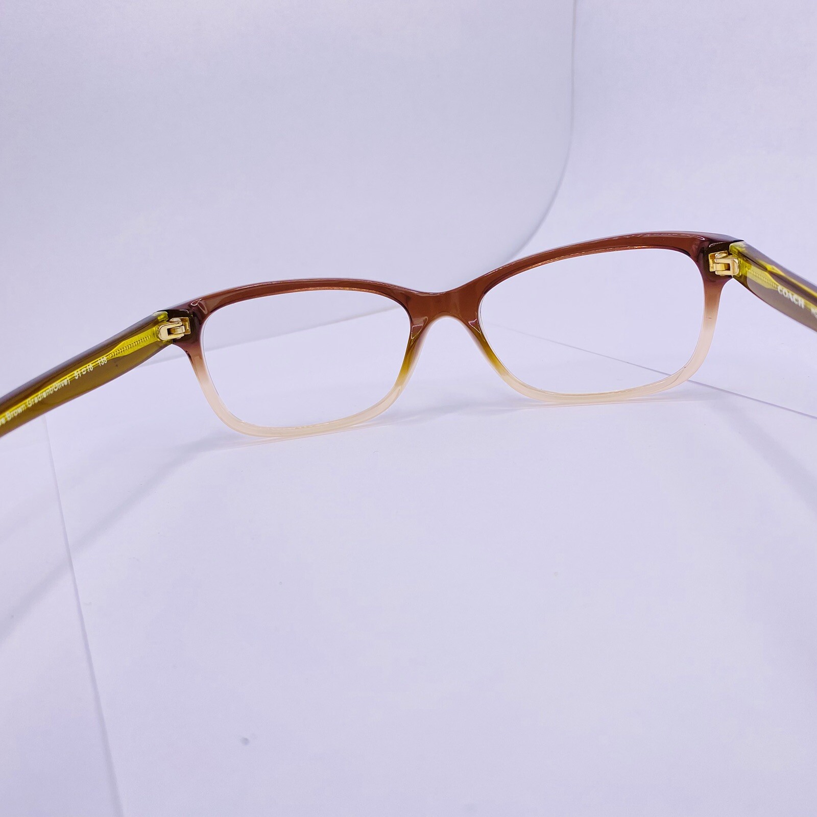 Coach Eyeglasses Sunglasses HC 6069 5400 Olive Brown Gradient 51 [] 16 135 MM thumbnail 9