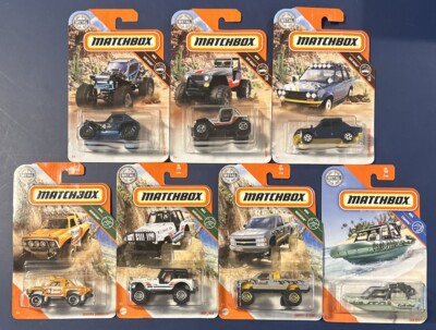 2018-2020 Matchbox MBX OFF-ROAD/MOUNTAIN/COASTAL Lot Of 7 Different