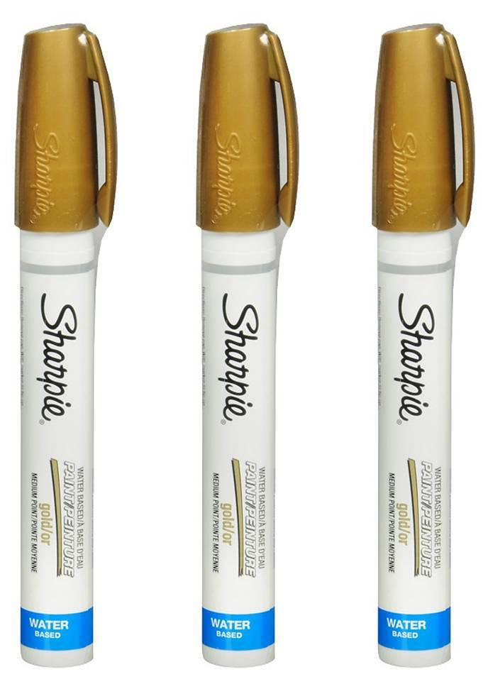 Sharpie Poster Paint Markers, Medium Point, Bundle of 3 Mark