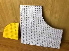 LEGO 6161 6162 Brick Modified 24x24 Brick Round Corner 12x12 Light Violet_P1