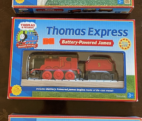 Operated James Thomas Wooden Railway Battery Operated Engine