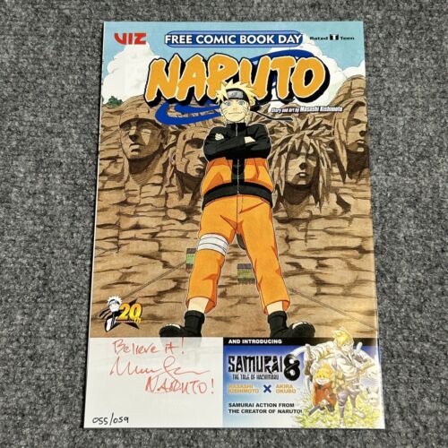 Naruto free comic book day issue FCBD 2020 Signed By Voice Maile Flanagan Anime - 第 1/7 張圖片