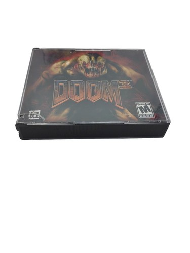 Doom 3 Windows PC 2004 Big Box PC Videojuegos Completo con Manual y Llave 3 Disco - Imagen 5 de 6