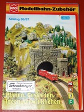 Busch Katalog 1986/87 Modell-Bahn Zubehör