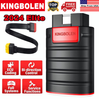 Kingbolen Ediag OBD2 Scanner Diagnostic Bidirectional Tool ECU Coding All Free