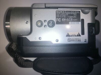 Sony Handycam DCR-SR100 Camcorder With Lot Accessories (Working