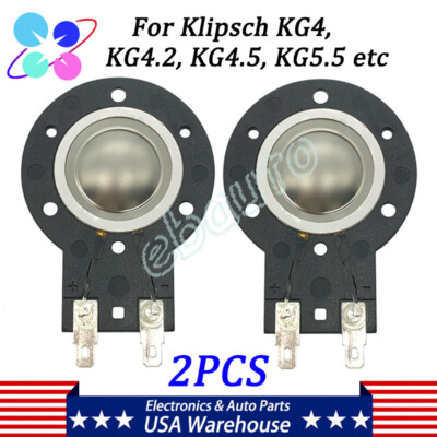 2 AFT 1'' VC Titanium Tweeter Diaphragm for Klipsch KG4 KG4.2 KG4.5 KG5.5, 8Ohms