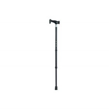 Escort Handle Cane Black Walking Stick 700mm - 940mm (27½” - 37”)