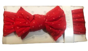 red shabby baby bling