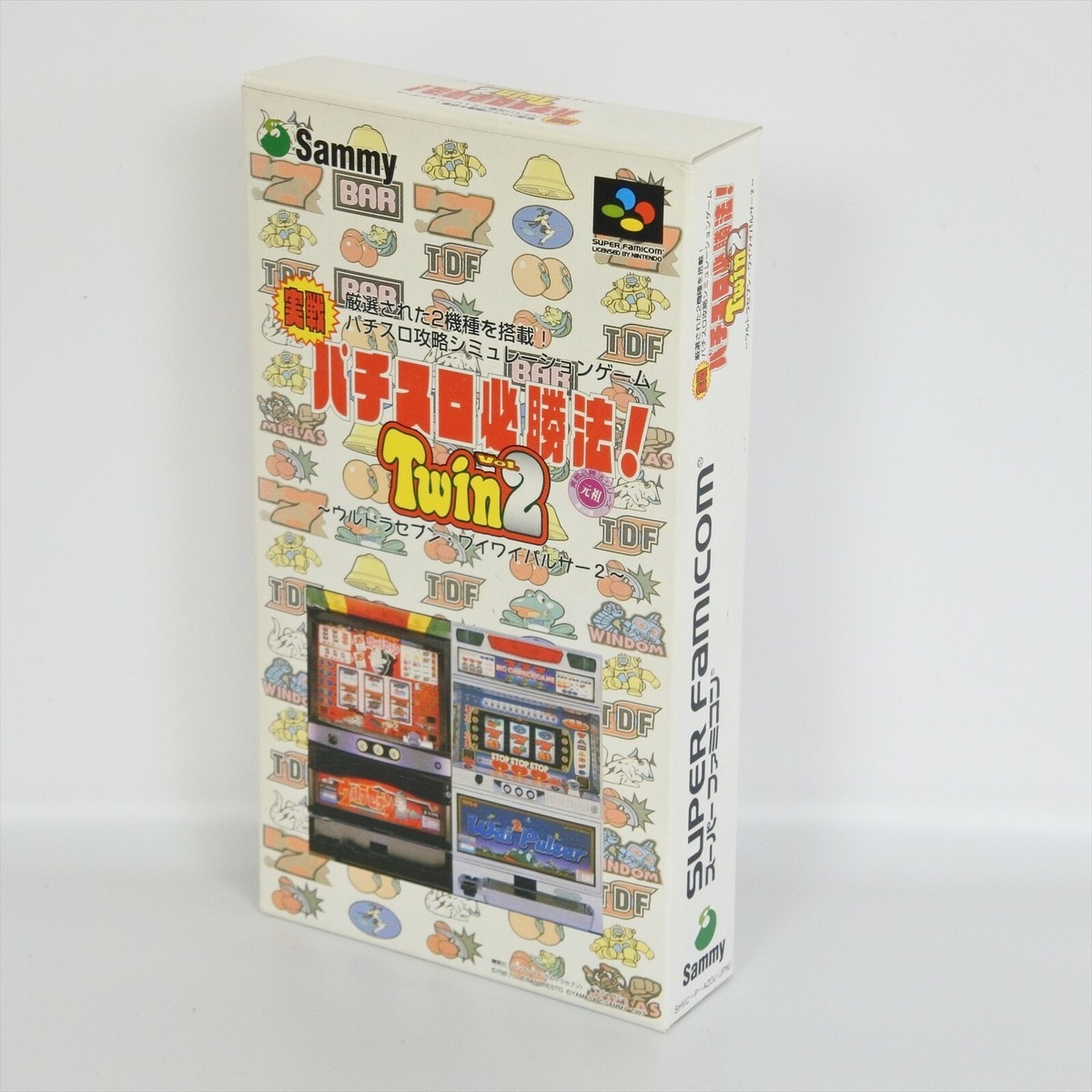 スーパーファミコン Super Famicom PACHI SLOT HISSHOHO Twin 2 Jissen Unused/Faded