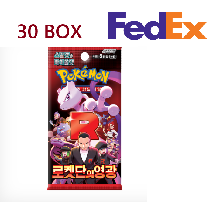 Pokémon Card Scarlet & Violet The Glory of Team Rocket KOREAN ver