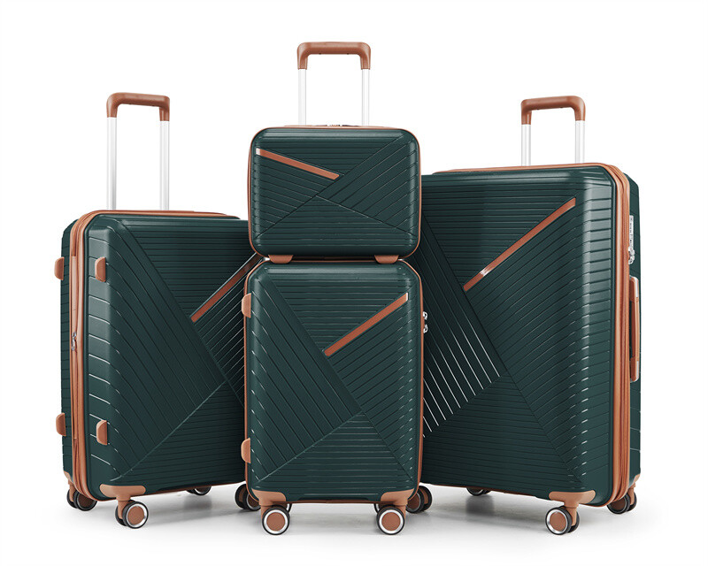 Suitcase Set Expandable With 360&deg; Double Spinner Wheels Tsa Lock