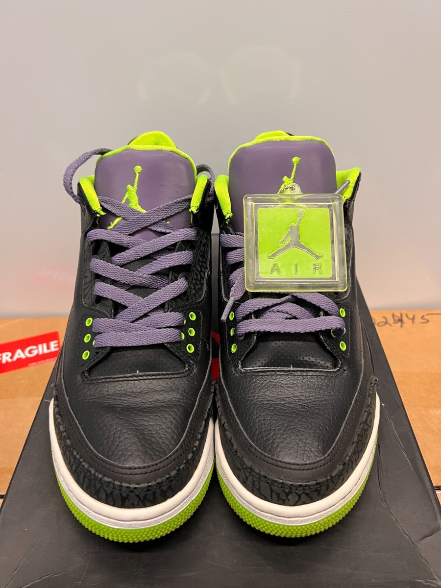 Nike Air Jordan 3 Retro Joker 136064-018 ナイキジョーダン3 Nike Air Jordan 3 III Retro Joker Electric Green 2013 Men's