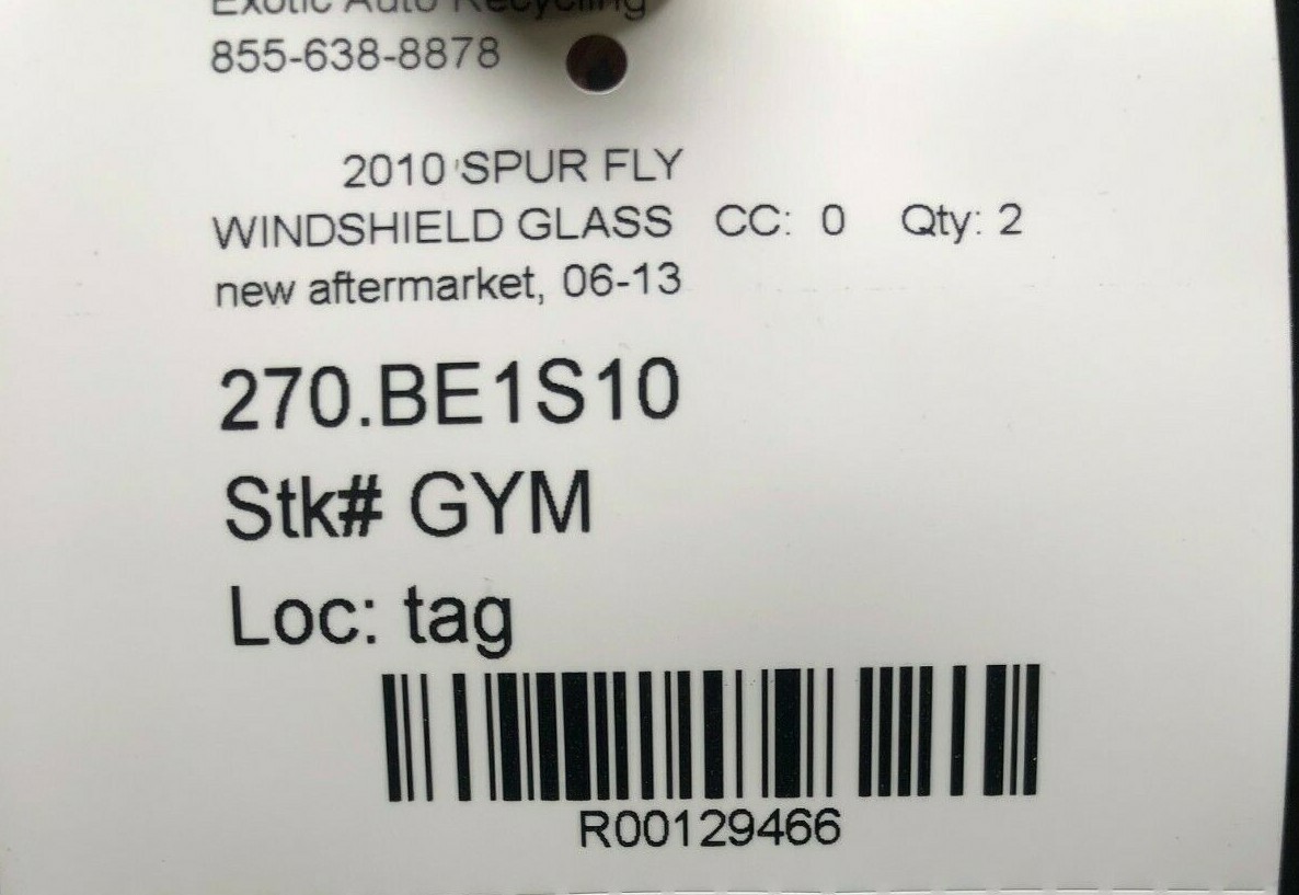 2006-2013 Bentley Flying Spur, Windshield Glass, New Aftermarket