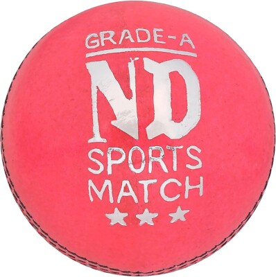ND Sports Cricketbälle - Premium Grade Leder Cricketbälle? Ideal für die Praxis