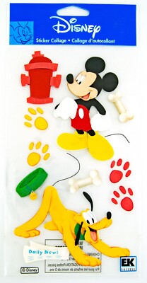 Jolee's Boutique Sticker Collage Disney Mickey & Pluto Collection EK Success