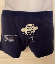 PUNTO BLANCO - Navy Blue Glow in Dark Boxers Underwear Pajama L Punto Locura NEW