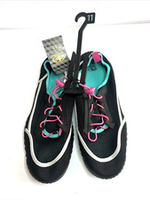 NEW Athletic Works Bungee Black Water Shoes Women Size 11