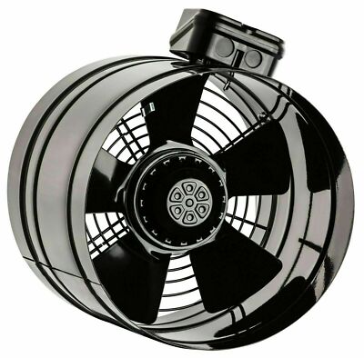 POWER Axial Rohrventilator 200-250-300-350 Zu-Abluft Rohrlüfter 