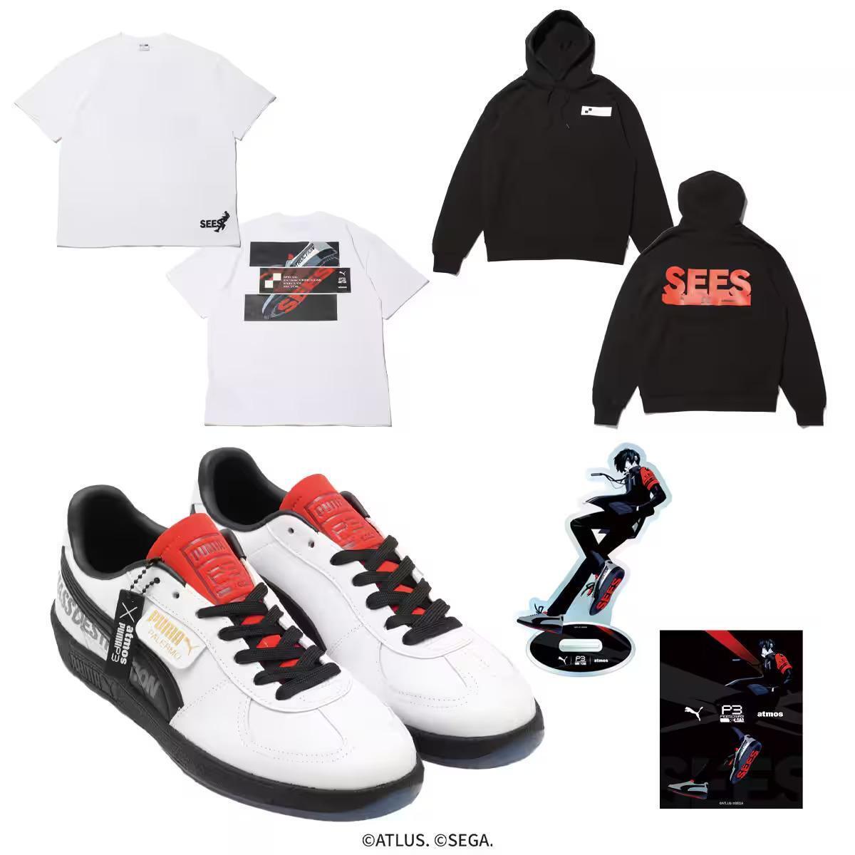 PUMA PALERMO P3R ATMOS Special Box Men's US 9 Size PERSONA3 PUMA PALERMO P3R ATMOS Special Box Men's US 9 Size PERSONA3