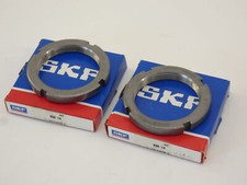  Lot of 2 SKF KM-14 Metric Locknut 2-3/4" Bore 3" OD Threaded - NEW Surplus 