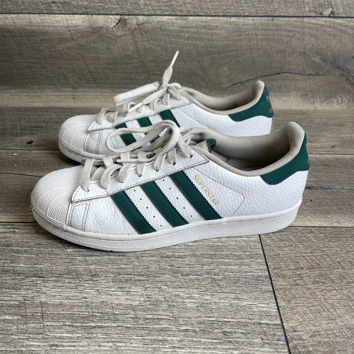 spor Medalje Balehval adidas Superstar Special Green White Green Leather Gold Shoes US Men's Size  7.5 | eBay