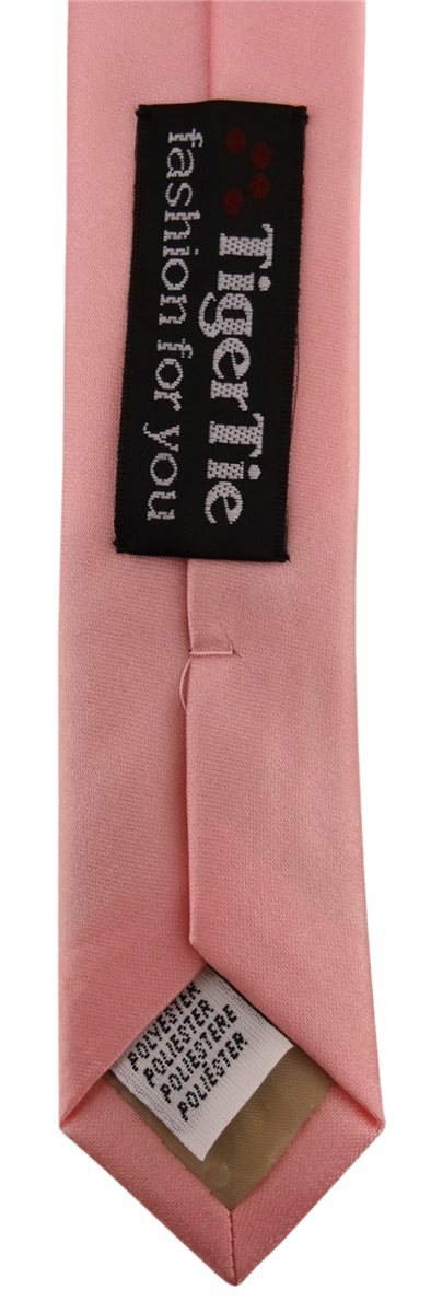 Joker TigerTie Cravate Fine En Couleur Unie Unie - Tie Schlips - Largeur De Cravate Violette