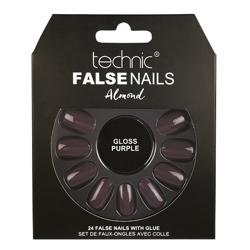 Technic False Nails Tips Full Coverage Set of 24 + Glue - Picture 13 of 33