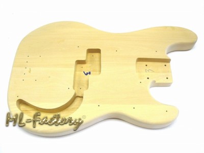 E-Bass Korpus/Body ML-Factory  Style II unbehandelt neu