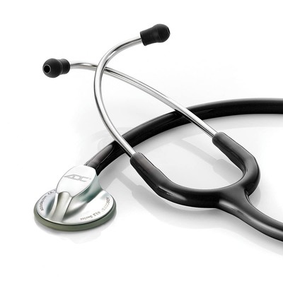 612BK Adscope Lite Model 612 Lightweight Platinum Clinician Stethoscope with ...