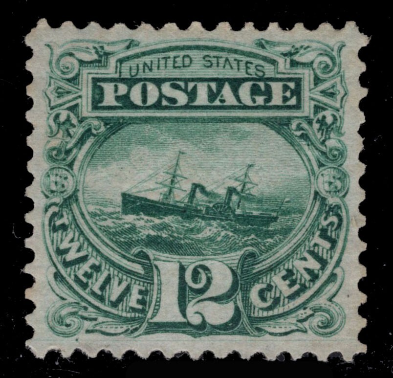 切手42 MOMEN: US STAMPS #117 MINT OG LH VF+ MILLER CERT LOT #85998