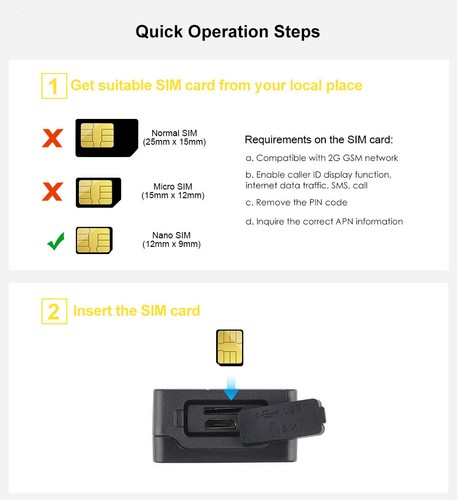 Mini Car GPS Tracker GPS311B 8-40V Remotely Cut Off Fuel Geo-fence Free APP - Picture 15 of 16