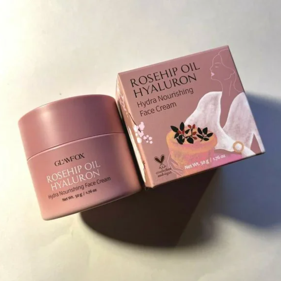 Bundle New 2x Korean Glamfox Rosehip Hydra Nourishing Serum + Face