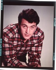Rock Hudson 1953 Modern Screen Magazine Pose Vintage Photo Agency Transparency