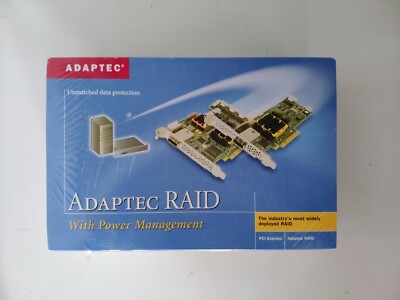 Adaptec ASR-5405 RoHS KIT 4 Port PCI Express RAID Controller *NEW, NEVER OPENED*