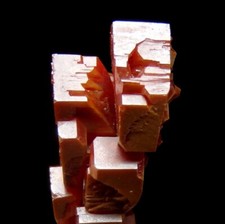 VANADINITE interessanti cristalli scheletrici! Mibladen MAROCCO /pk247