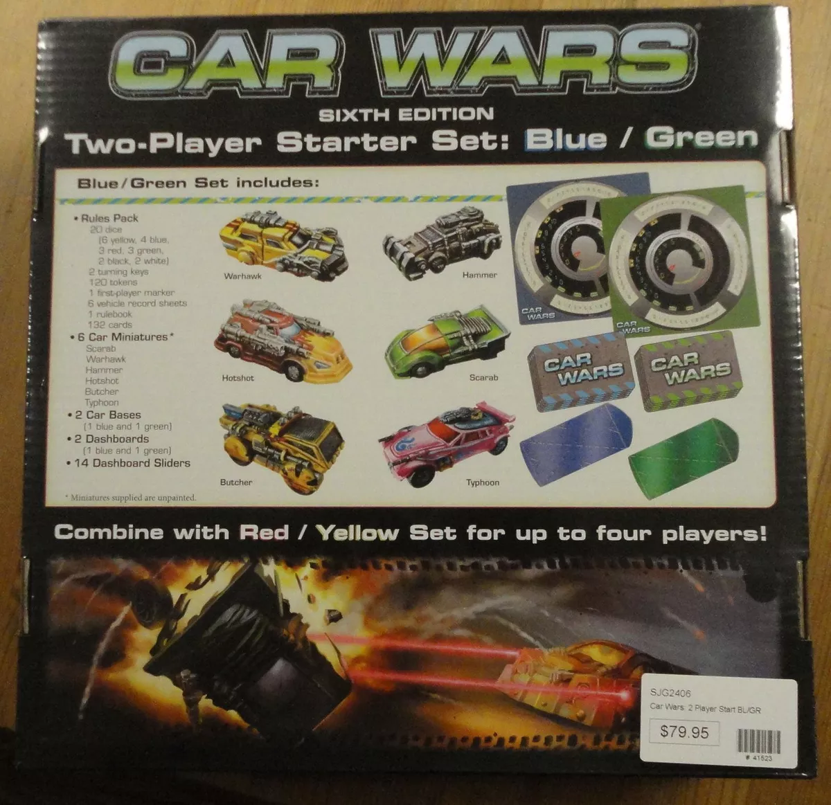 Car Wars Two-Player Starter Set Blue/Green