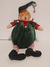 First  Main Curly Q Elf Long Legs Christmas Decoration