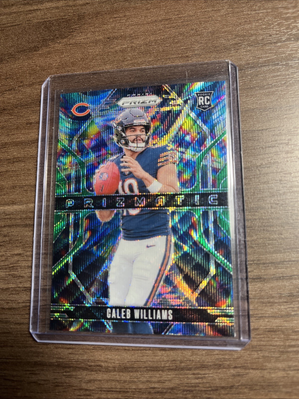 2024 Panini Prizm - Prizmatic Caleb Williams #1 Green Wave Prizm (RC)