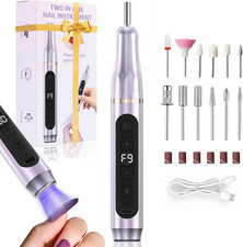 Fresa per Unghie 12 in 1 Kit Professionale 20000RPM Elettrica Fresa Unghie Eloci