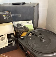 Kodak Carousel 800 Slide Projector w/ Case, Remote, Stacker  Directions Tested
