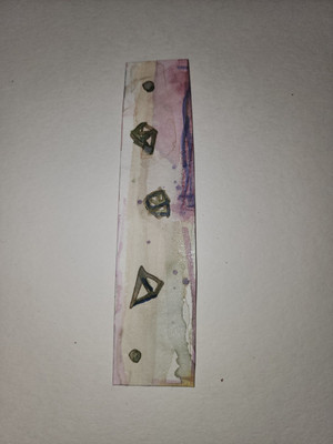  ''Dream'' watercolor Bookmark.  Fleischer.  coa.   ships from usa   