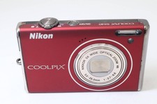 Nikon COOLPIX S640 Digital Camera 12.2MP 5x Red Tested With Battery  Charger 9
