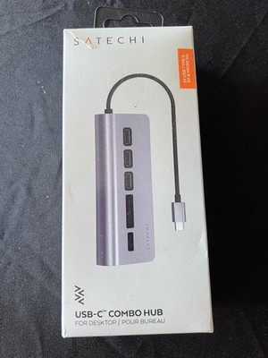 Satechi 5-In-1 USB Type-C Combo Hub for Desktop, #ST-TCHCRM
