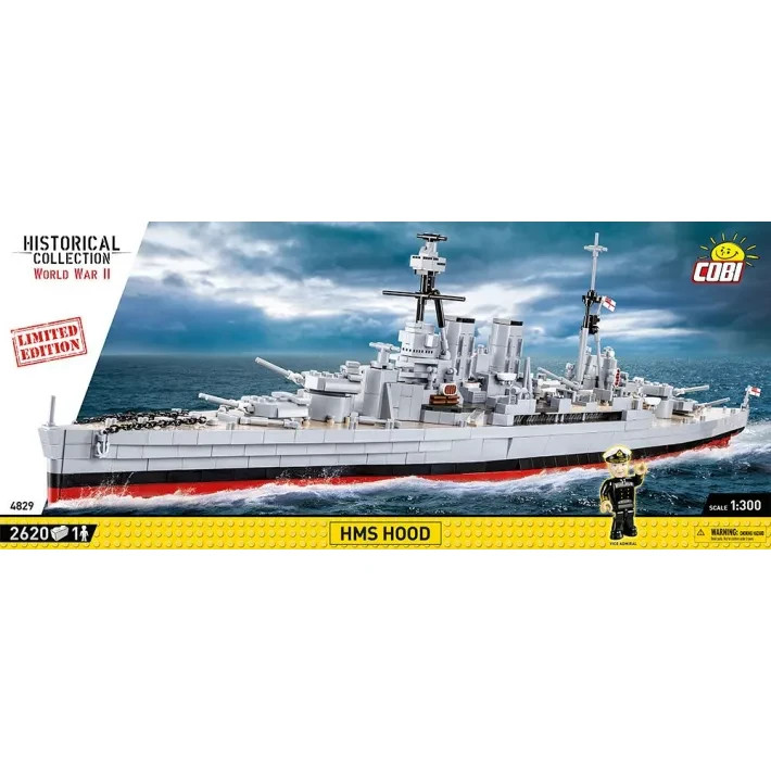 HMS Hood COBI 4829 maquette de collection Édition Limitée 1/300 pour passionnés d'histoire