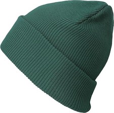 100 Washed Cotton Beanie for Men Women Soft Lightweight Cuffed Skull Cap