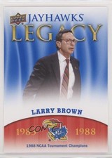 2013 Upper Deck University of Kansas Jayhawks Legacy Larry Brown #JL-16 0q3