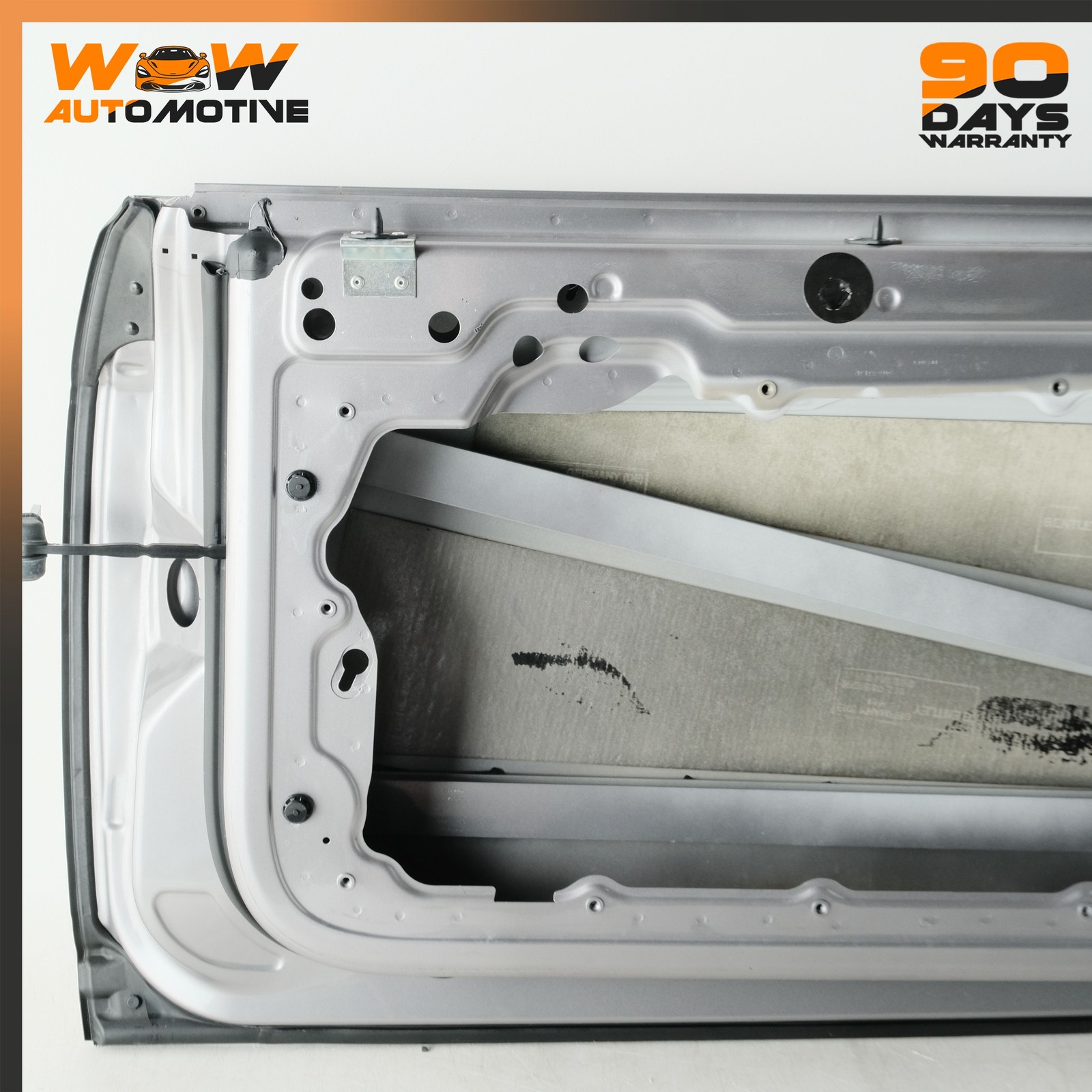 07-11 BENTLEY CONTINENTAL GTC RIGHT DOOR SHELL SILVER TEMPEST METALLIC 7P OEM
