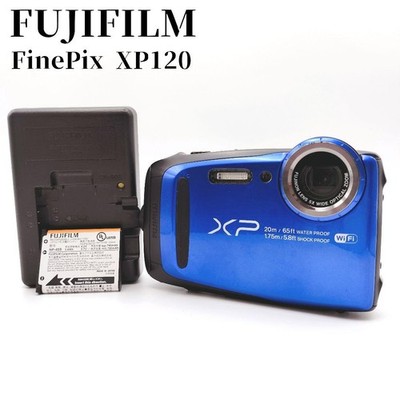 FUJIFILM FINEPIX XP120 blau Kompakt-Digitalkamera getestet funktioniert Japan